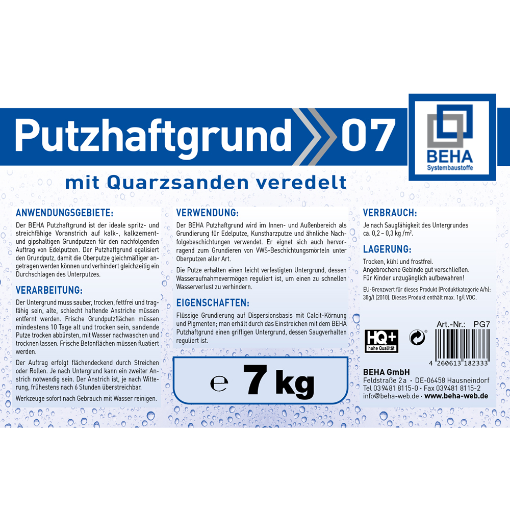 PG7 Putzhaftgrund 7 Kg