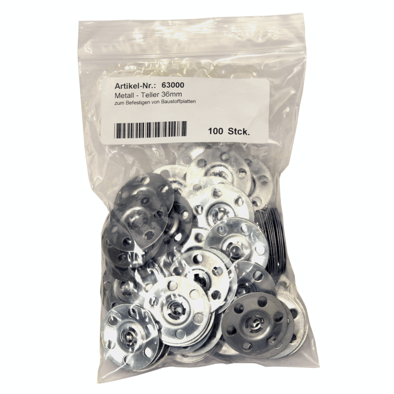 Dämmstoffhalter, Dübelteller