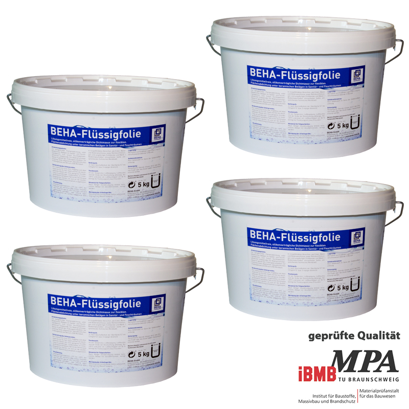 Flüssigfolie Dichtfolie Streichfolie 20kg