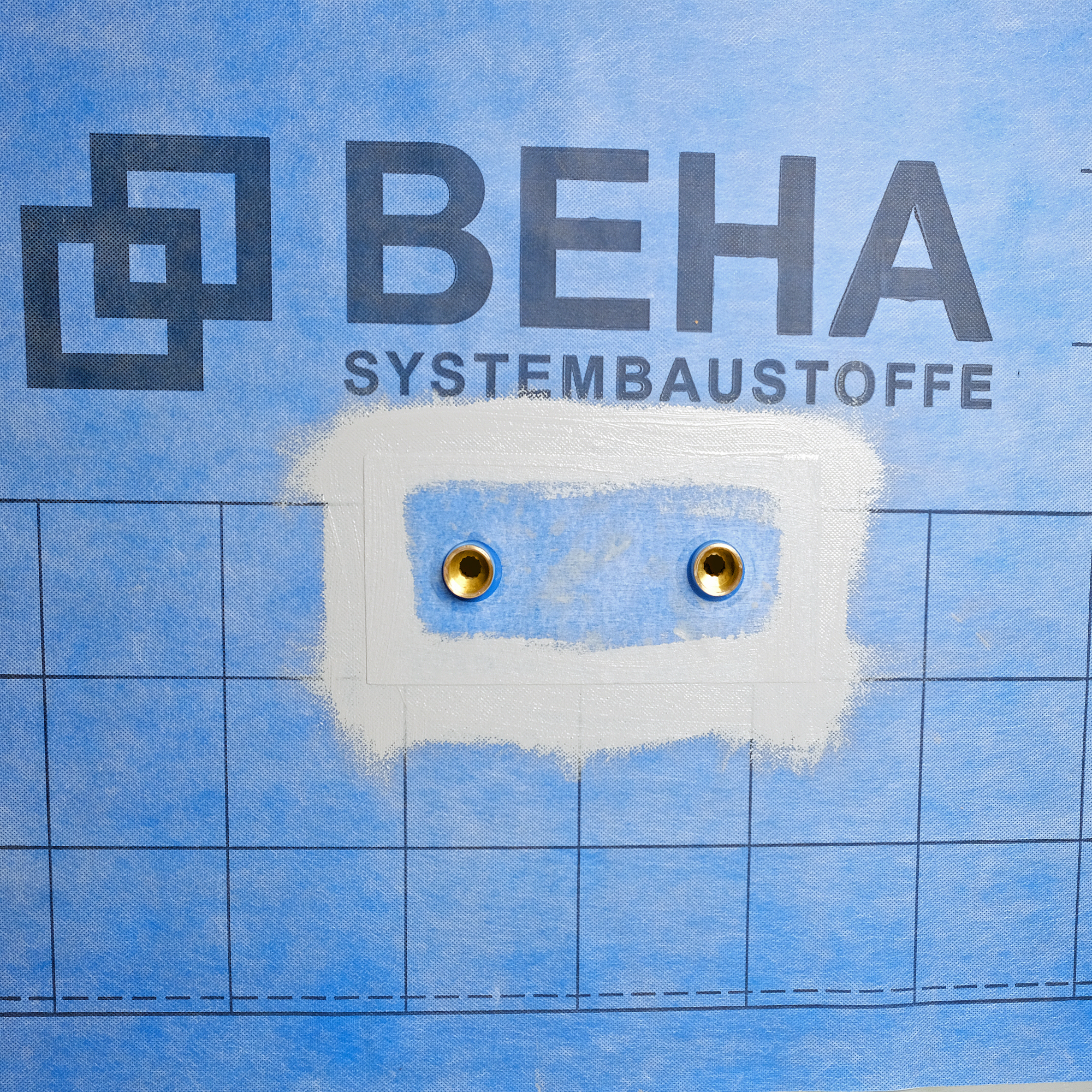 Wandmanschette mit Doppelloch und Dehnzone 278 x 130mm