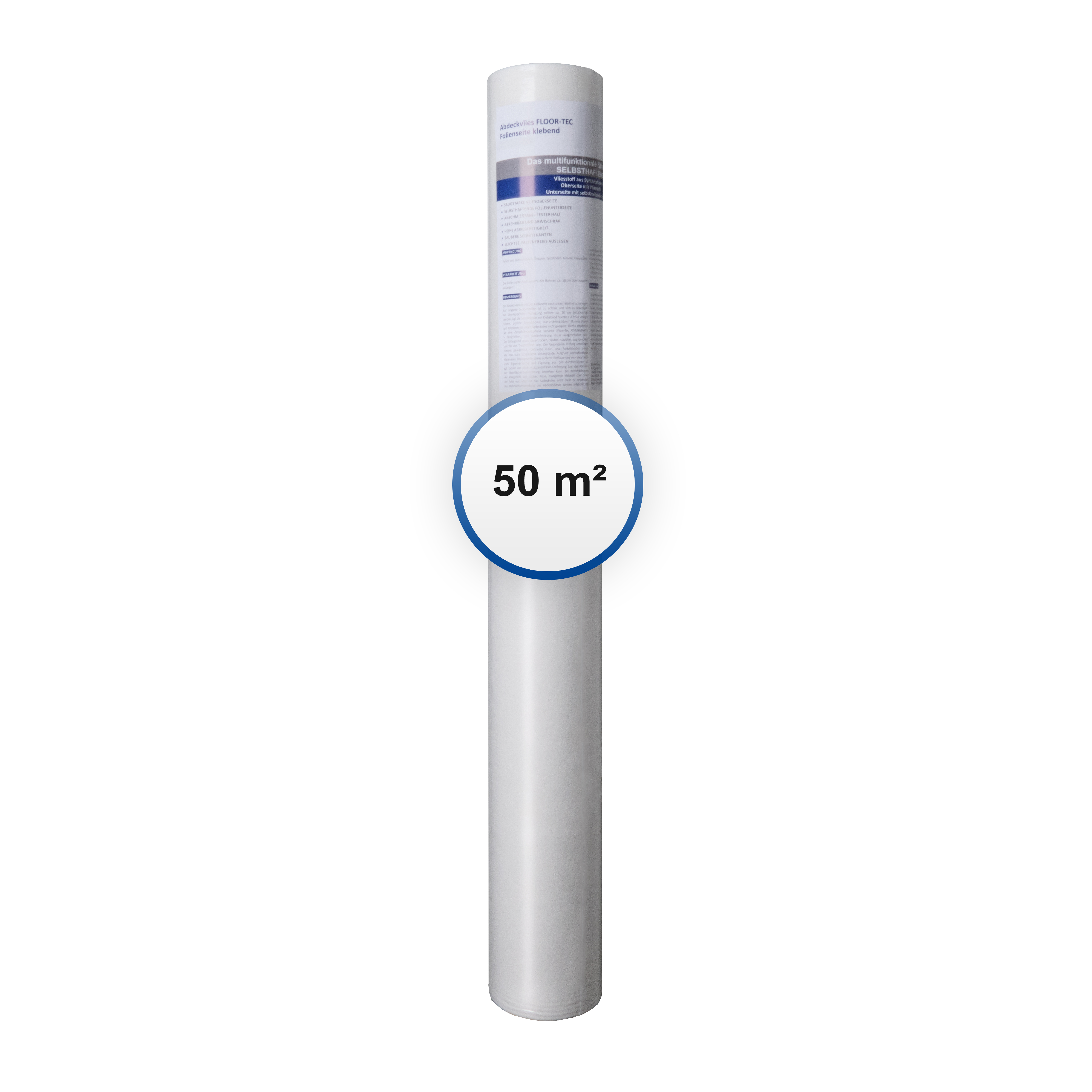 Abdeckvlies selbsthaftend 50m x 1m | 50m²