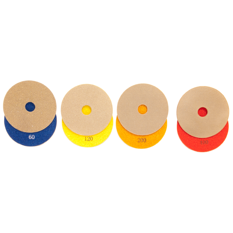 vollflächig mit Diamanten besetzte Schleifpads