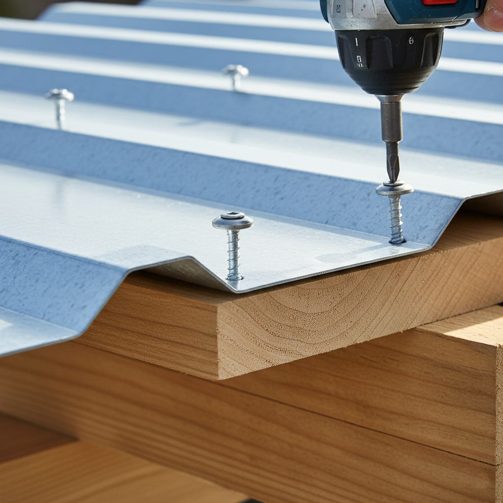 Spenglerschrauben Edelstahl A2 mit 15mm Dichtung