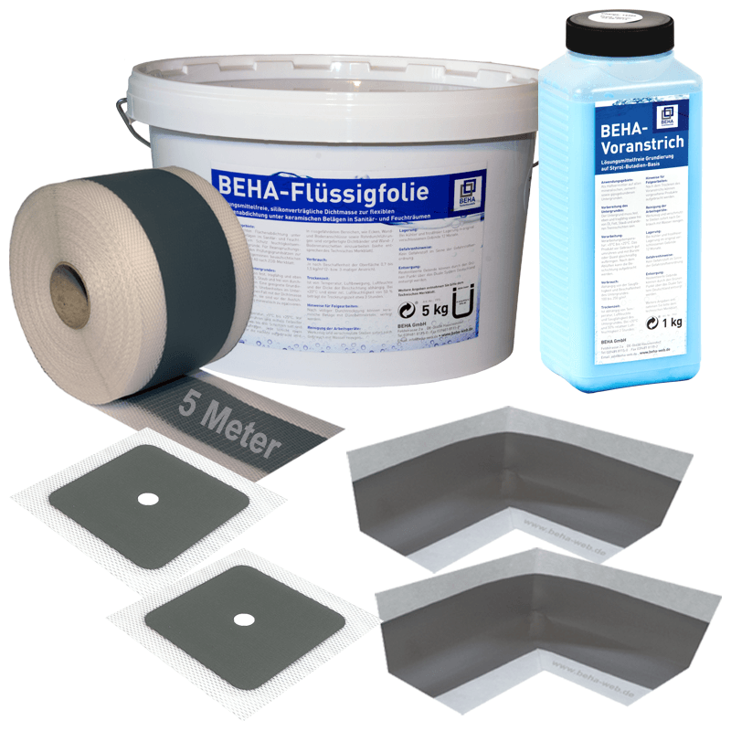 Dichtband Tiefengrund Flüssigfolie Innenecken Wandmanschetten