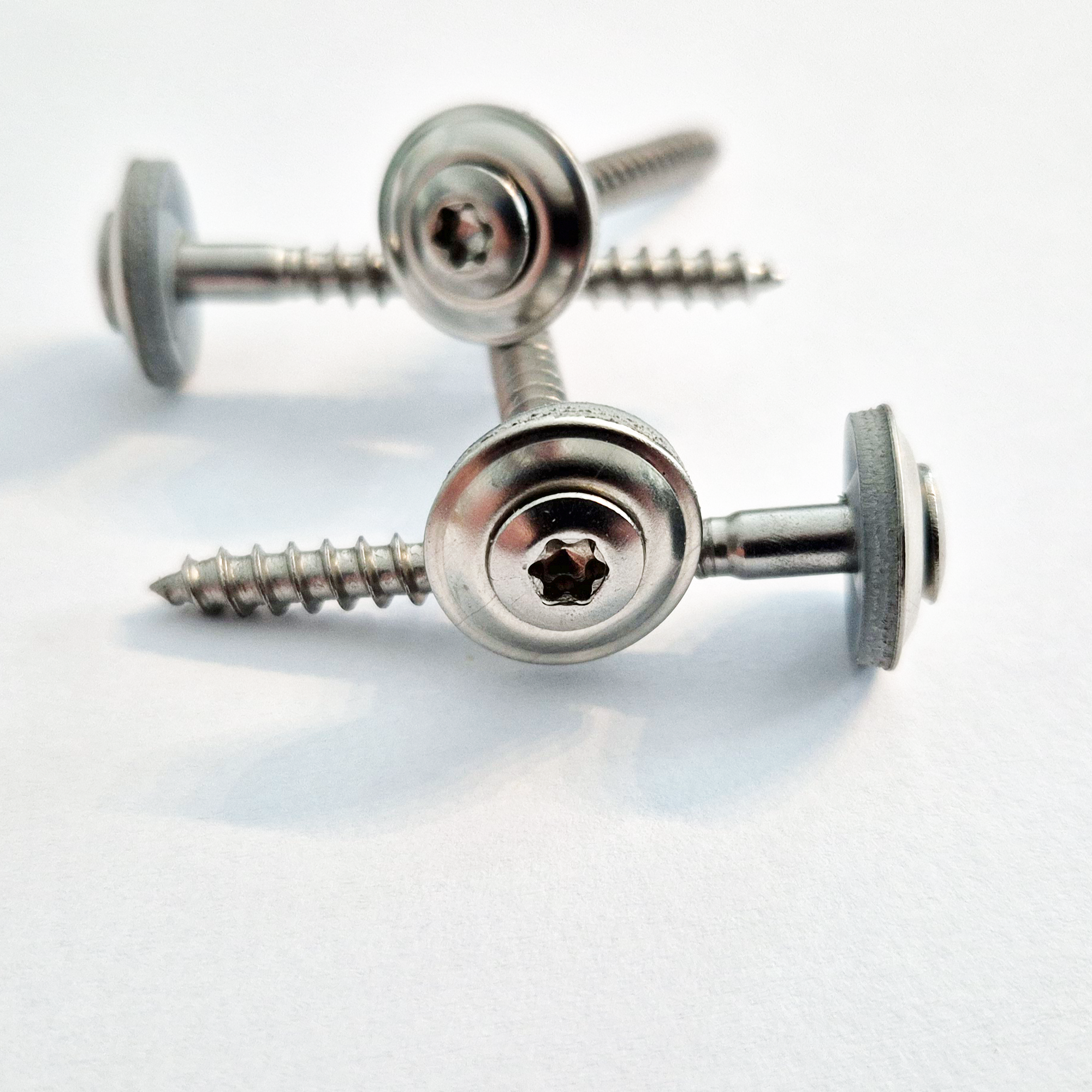 Spenglerschrauben Edelstahl A2 mit 15mm Dichtung