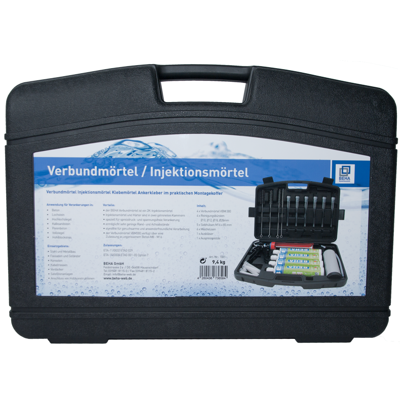Verbundmörtel Injektionsmörtel im Kofferset