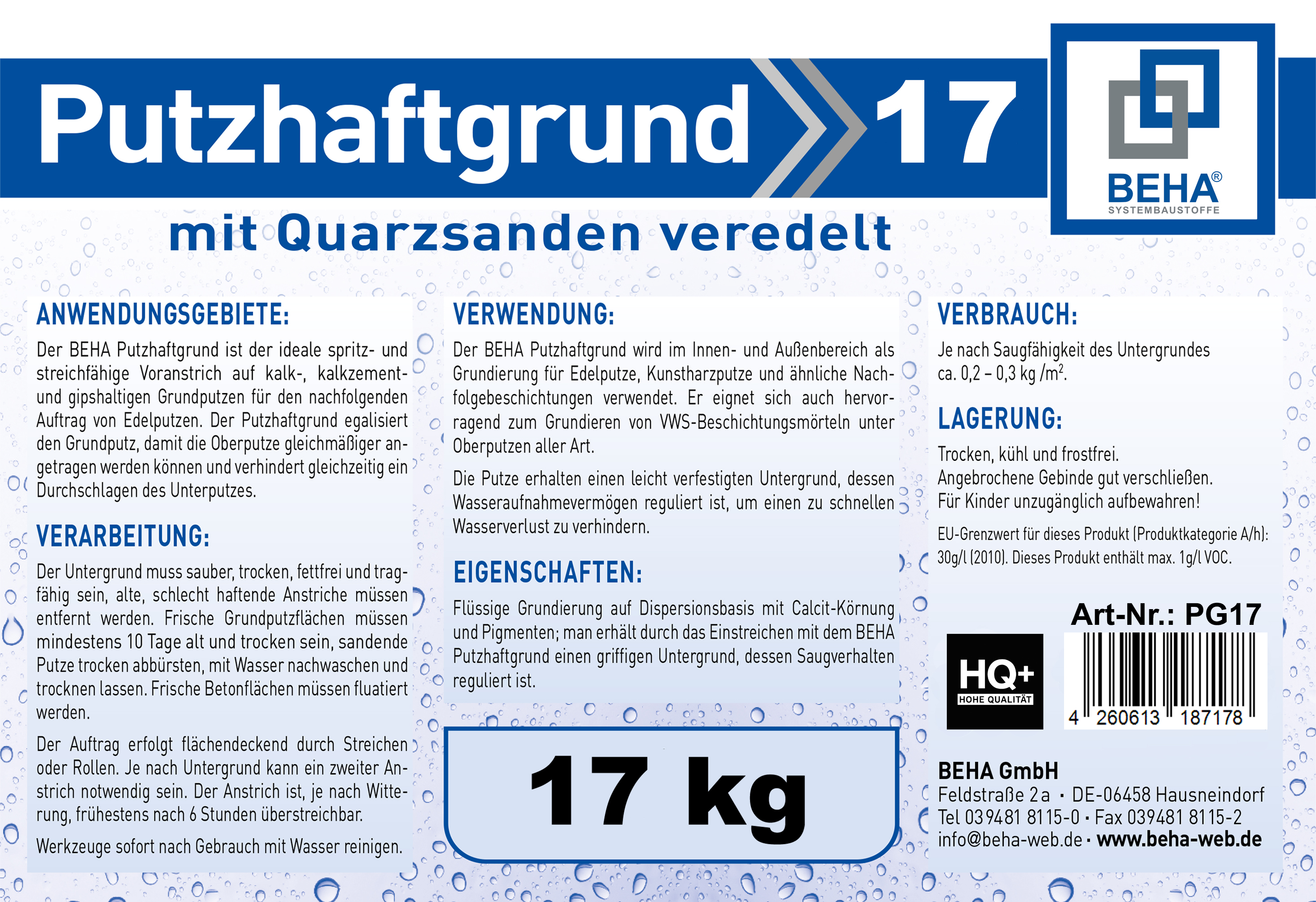 PG17 Putzhaftgrund