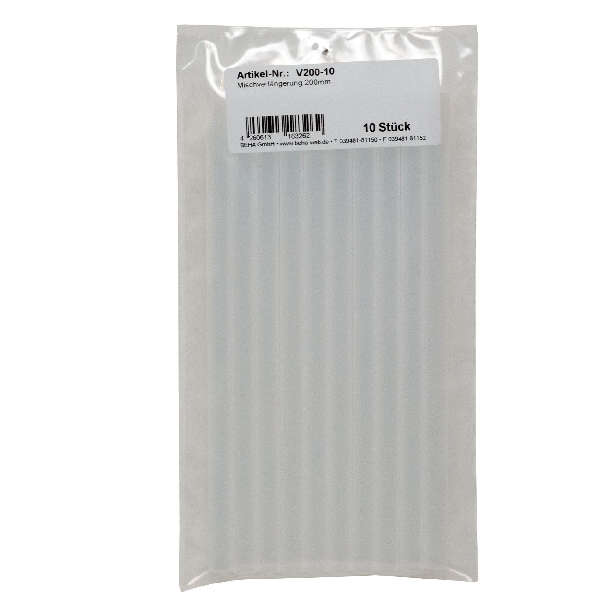 Statikmischer Verlängerung 200mm / 10er Set