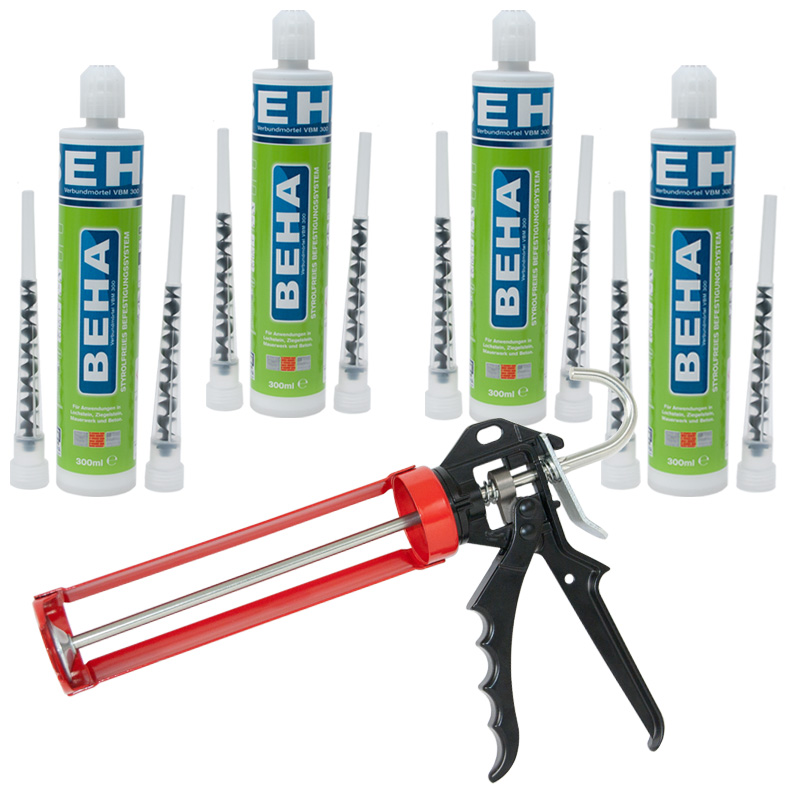 Verbundmörtel, Kartuschenpresse