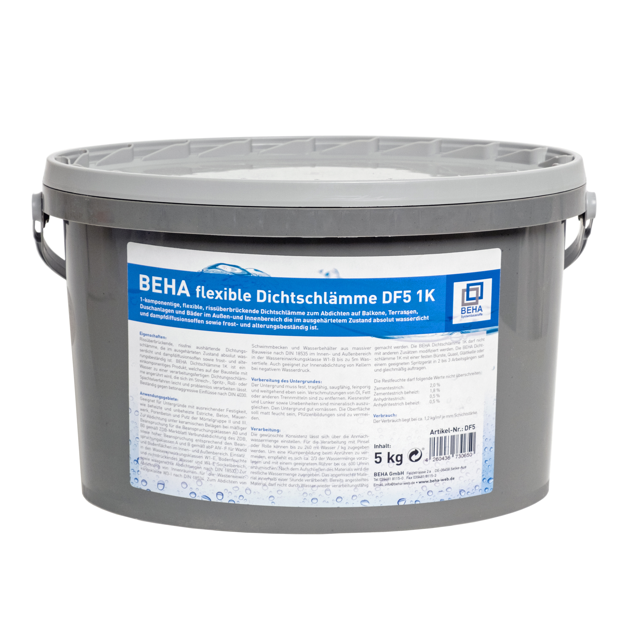 BEHA Dichtschlämme 1K  5 kg