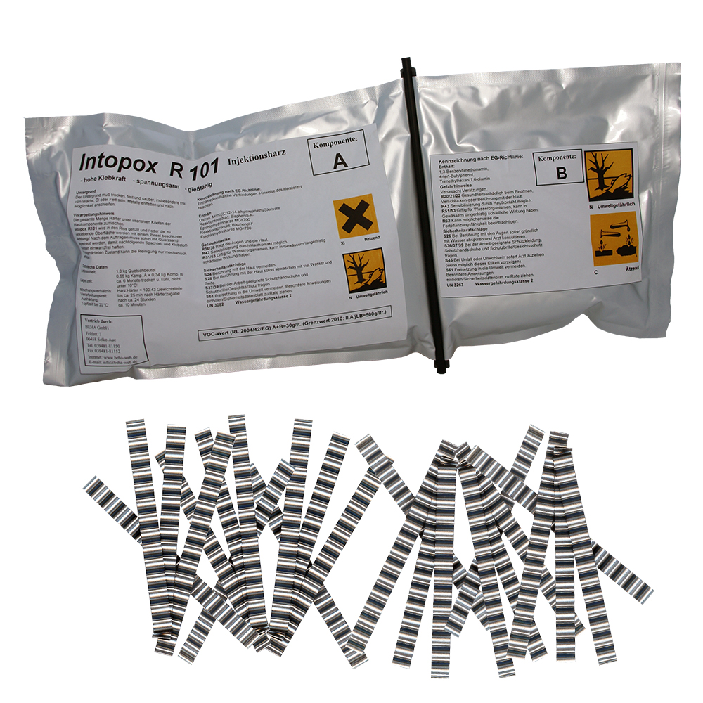 Gießharz GH1000 inkl. 30 Stck. Estrichklammern