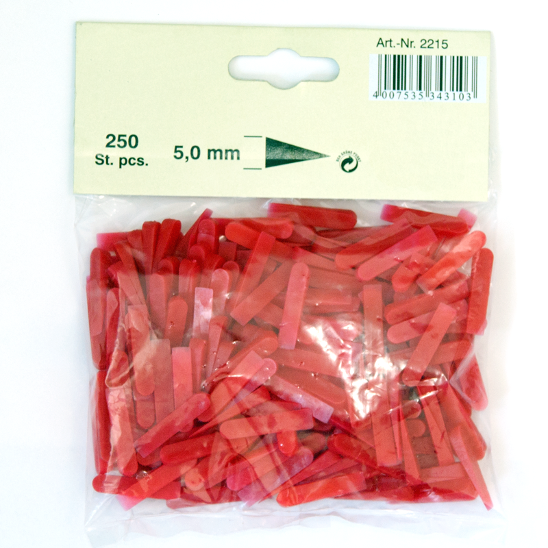 Fliesenkeile aus Kunststoff 5mm