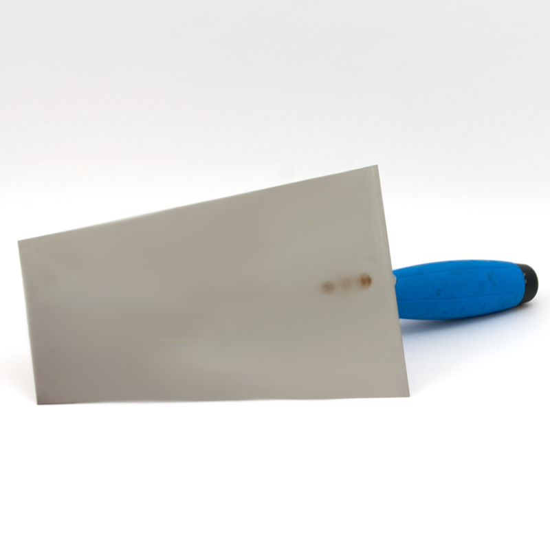 Trapezkelle, Putzkelle, Maurerkelle mit ergonomischen Soft-Griff | ROSTFREI