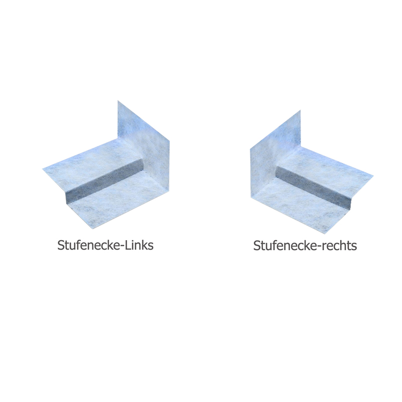 Stufenecke rechts und links