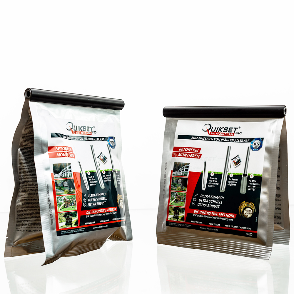 Quikset Pro, 2 K Pfahl Dübel
