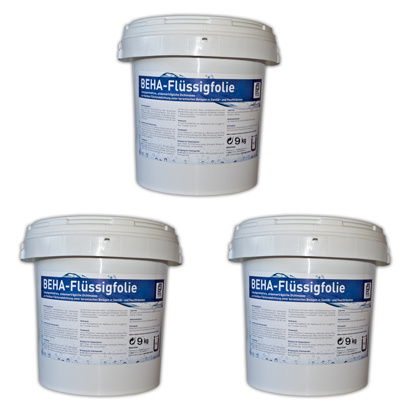 Flüssigfolie 3 x 9kg