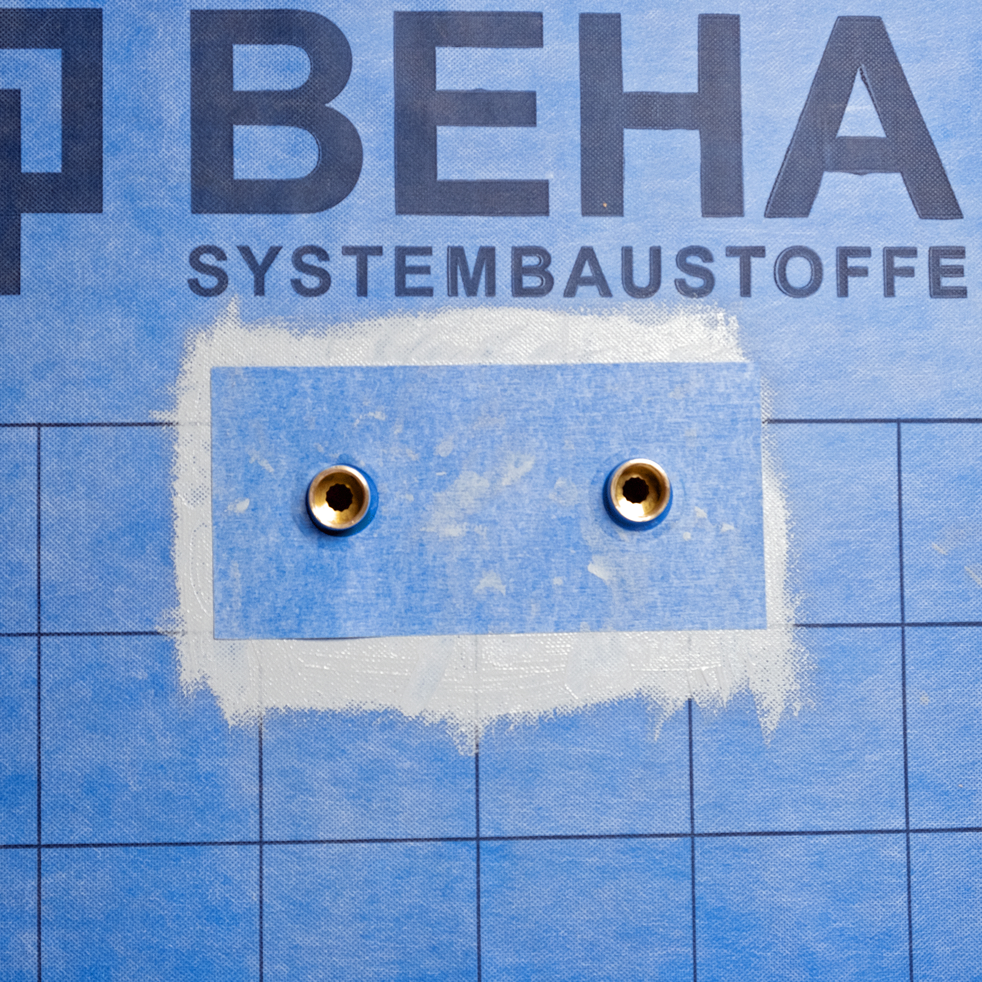 Wandmanschette mit Doppelloch und Dehnzone 278 x 130mm