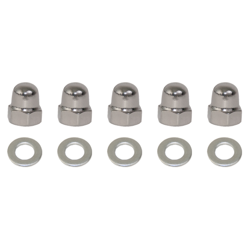 Hutmuttern DIN1587, Unterlegscheiben DIN125