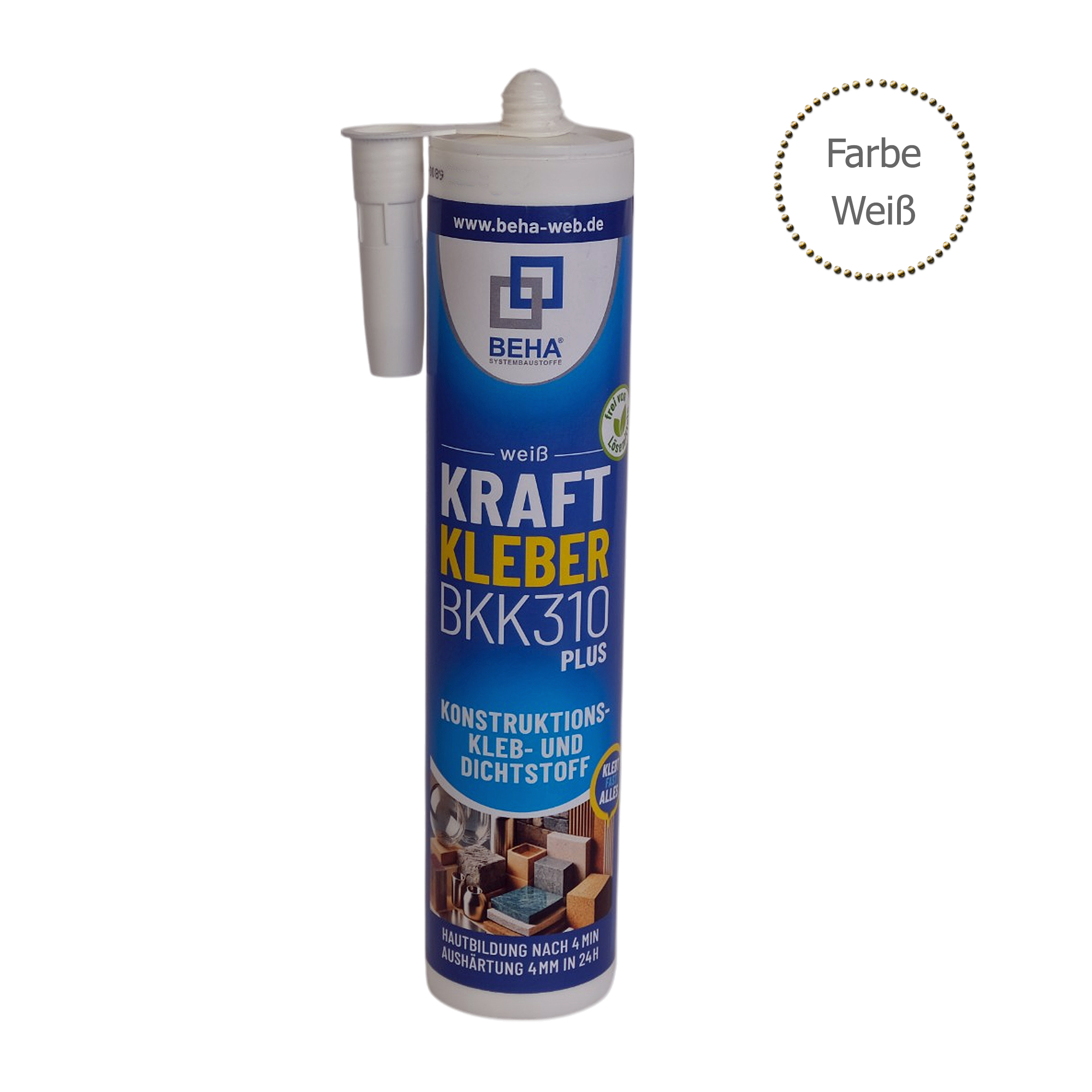 BEHA Kraftkleber / Farbe: Weiß