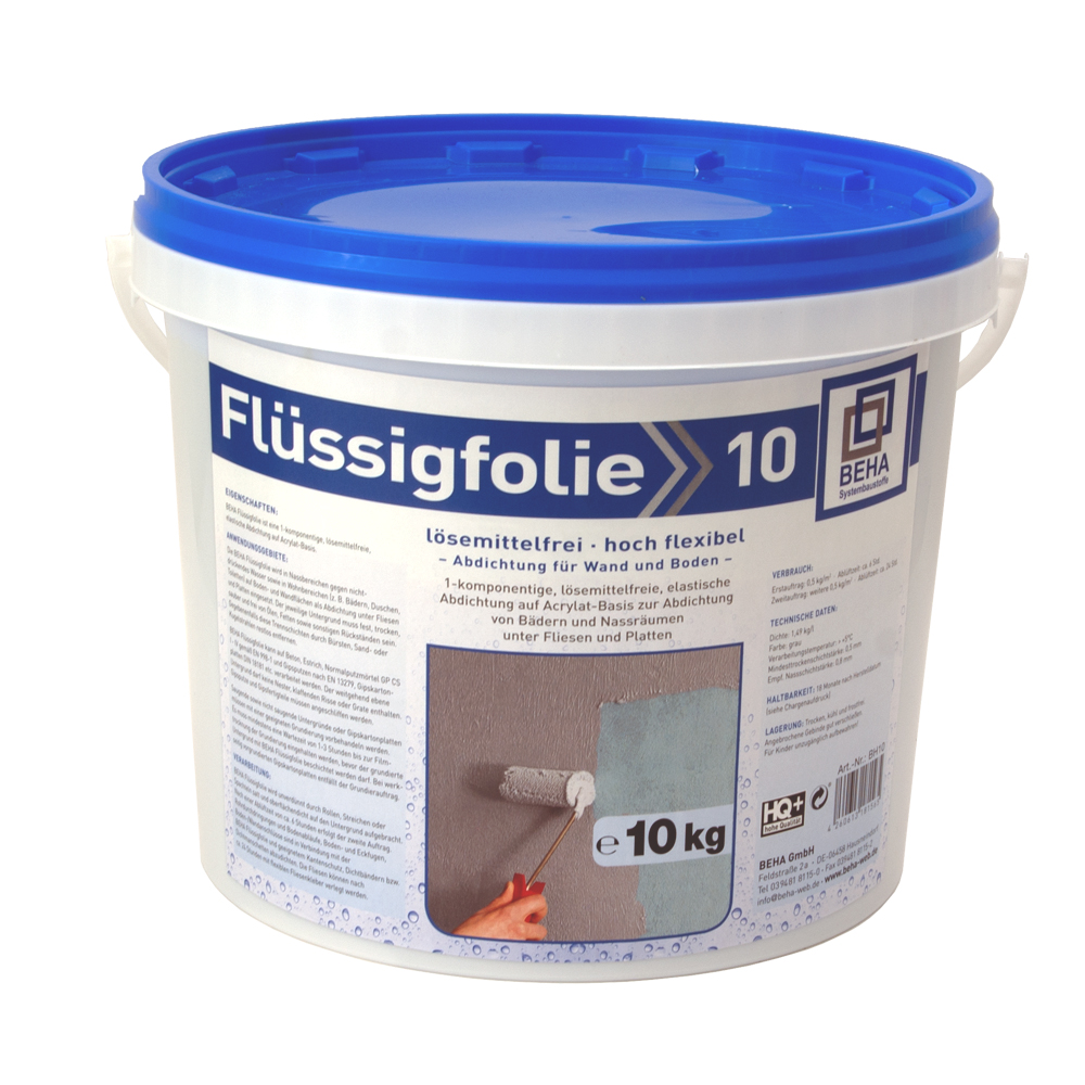 10 kg Flüssigfolie 1-komponentige, lösemittelfreie, elastische Abdichtung