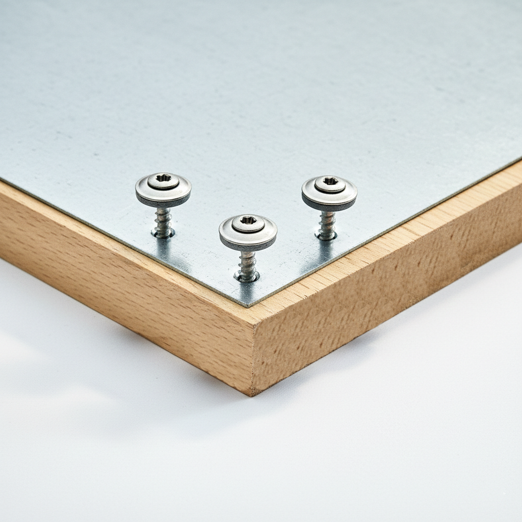 Spenglerschrauben Edelstahl A2 mit 15mm Dichtung