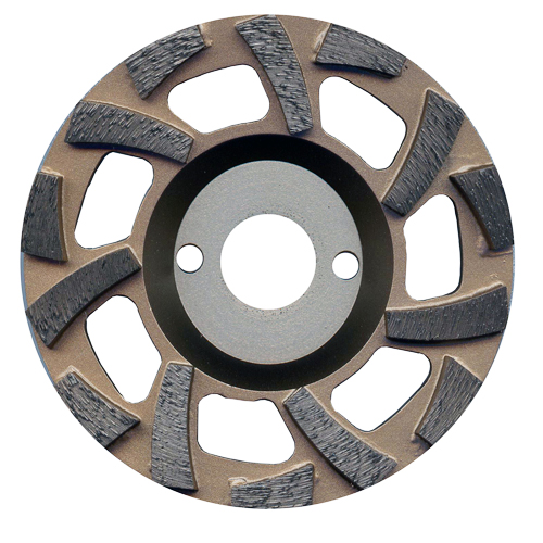 Diamantschleifteller, Diamant-Schleiftopf für Farb-und Kunststoffresten, Estrich, Fliesenkleber, Beton, Granit