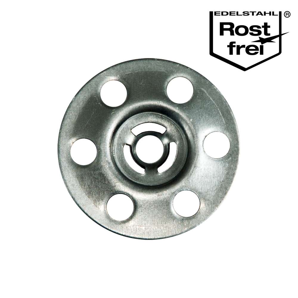 Metall-Teller 36mm Edelstahl V2A