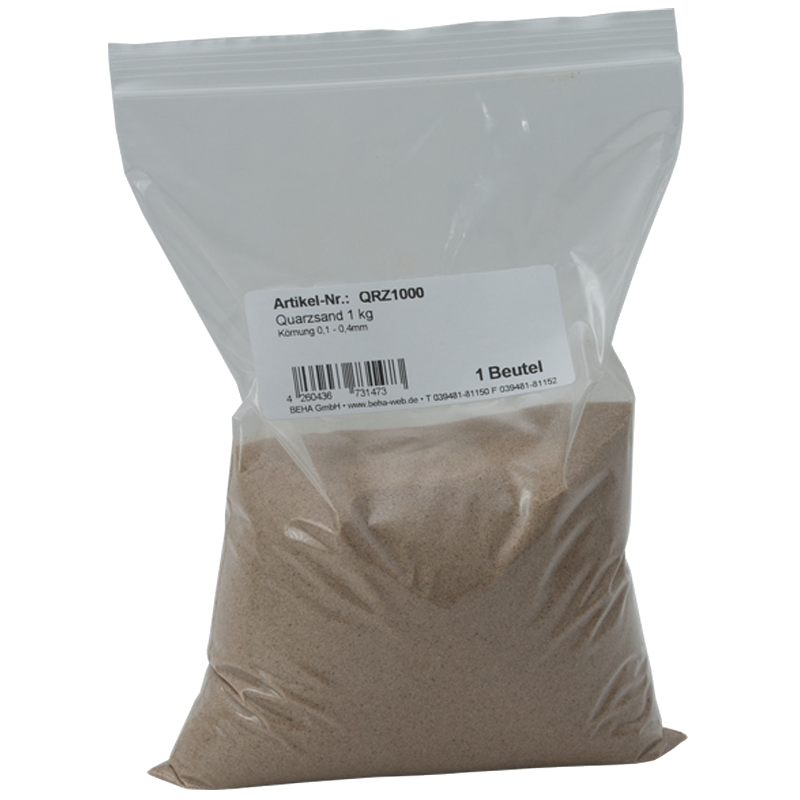 Quarzsand 1kg Feuergetrocknet