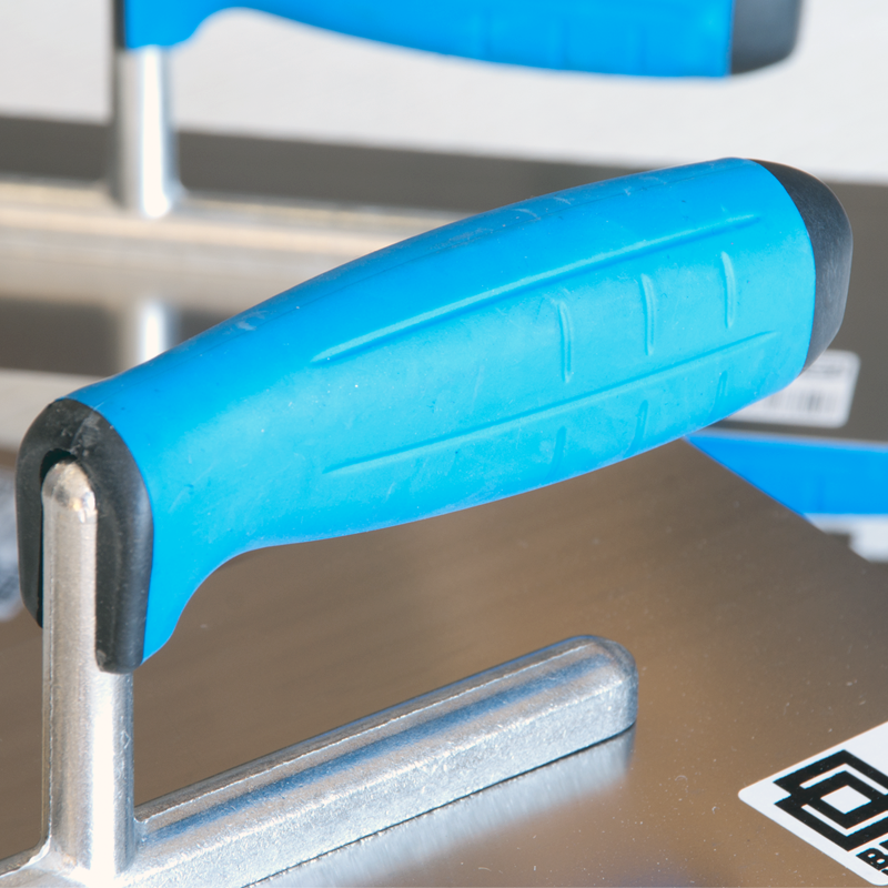 Glättekellen / Zahnkellen mit Softgriff  "Rostfrei"