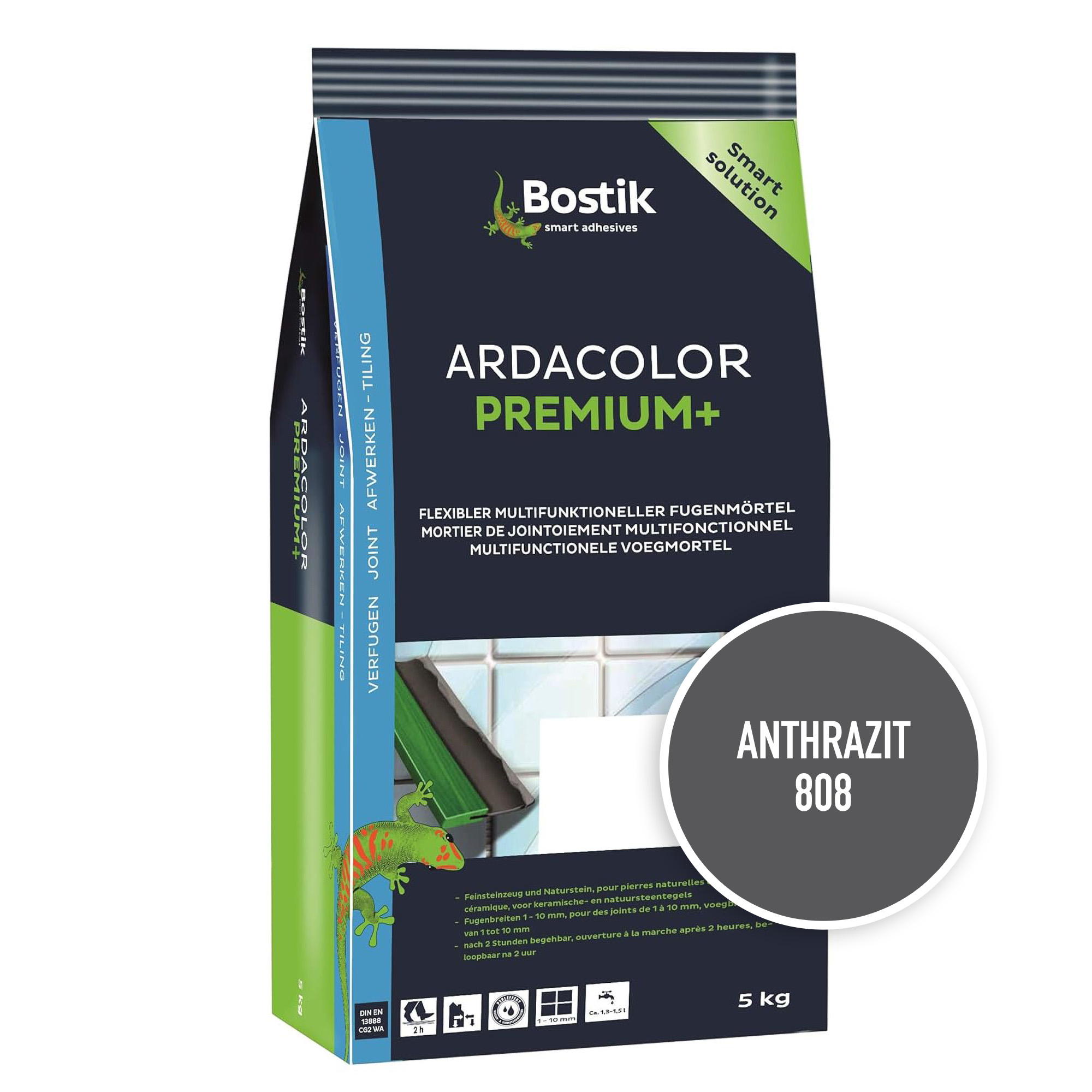 Bostik Ardacolor Premium+ 5kg Flexibler Multifunktions-Fugenmörtel