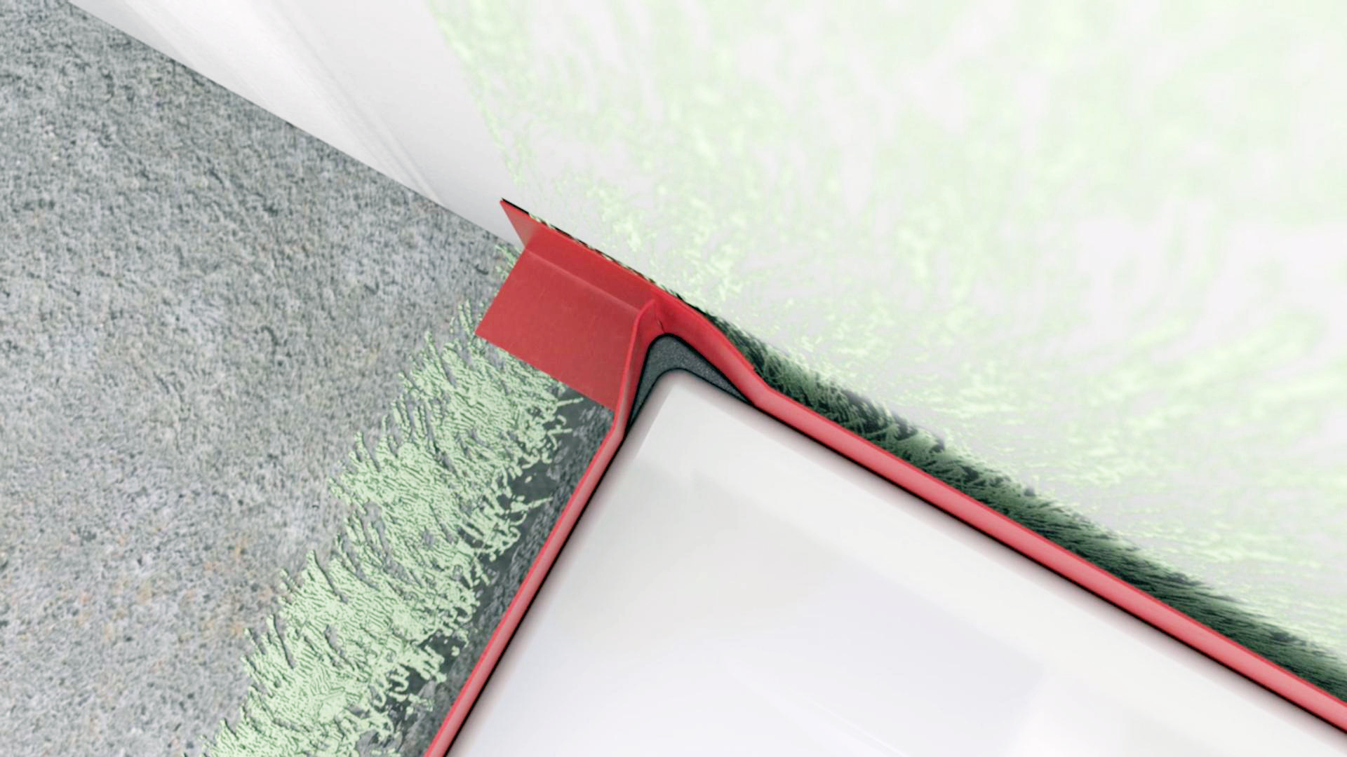 Universal Wannenausgleichsecken