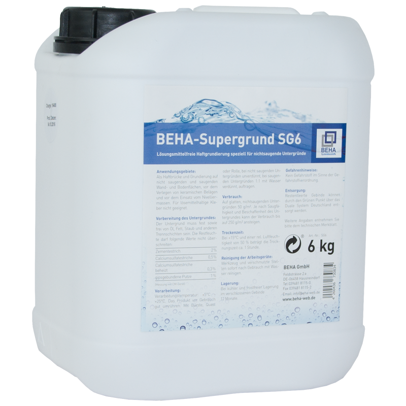 6kg Supergrund Haftgrund Spezialgrundierung SG6