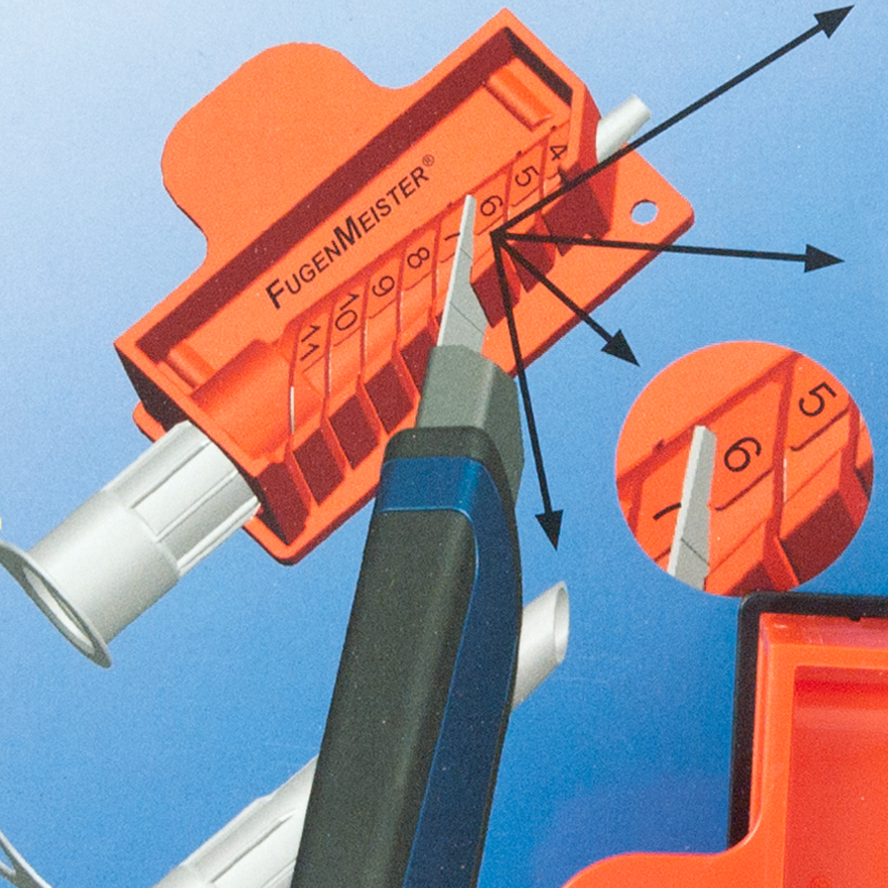 Schneidhilfe, Dosierhilfe